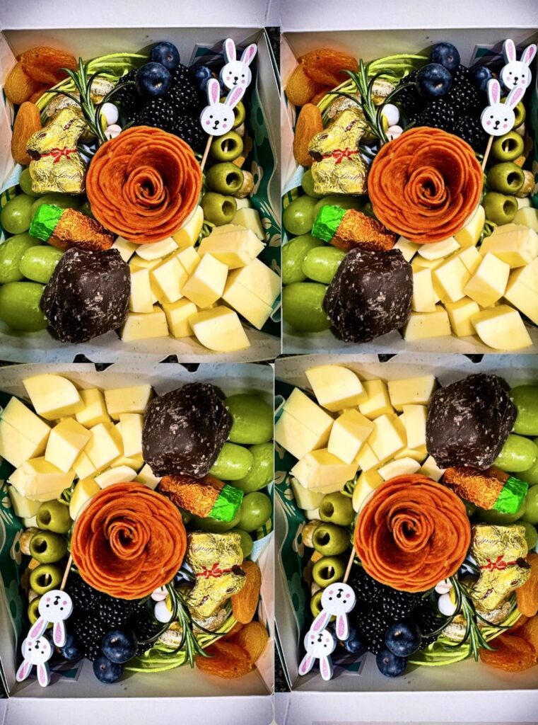 Easter charcuterie boxes