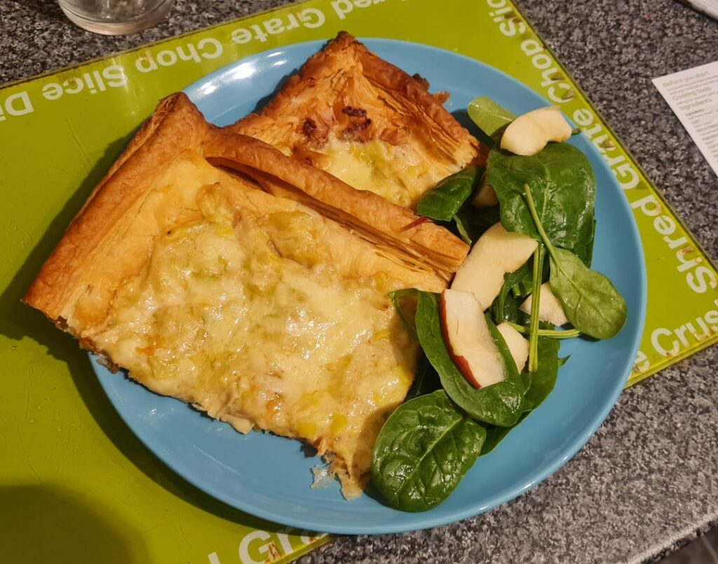 Cheesy Leek Tart
