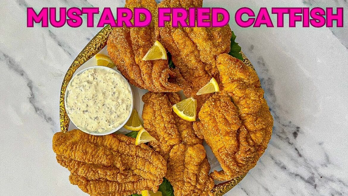 Southern Mustard Fried Catfish | Easy Crispy, Golden Fried Fish recipe Southern Mustard Fried Catfish | Easy Crispy, Golden Fried Fish recipe