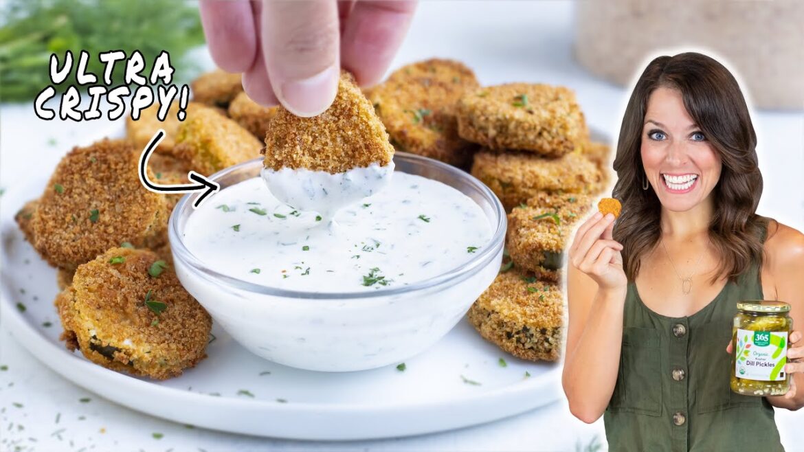 Air Fryer Pickles that taste Deep-Fried! Air Fryer Pickles that taste Deep-Fried!