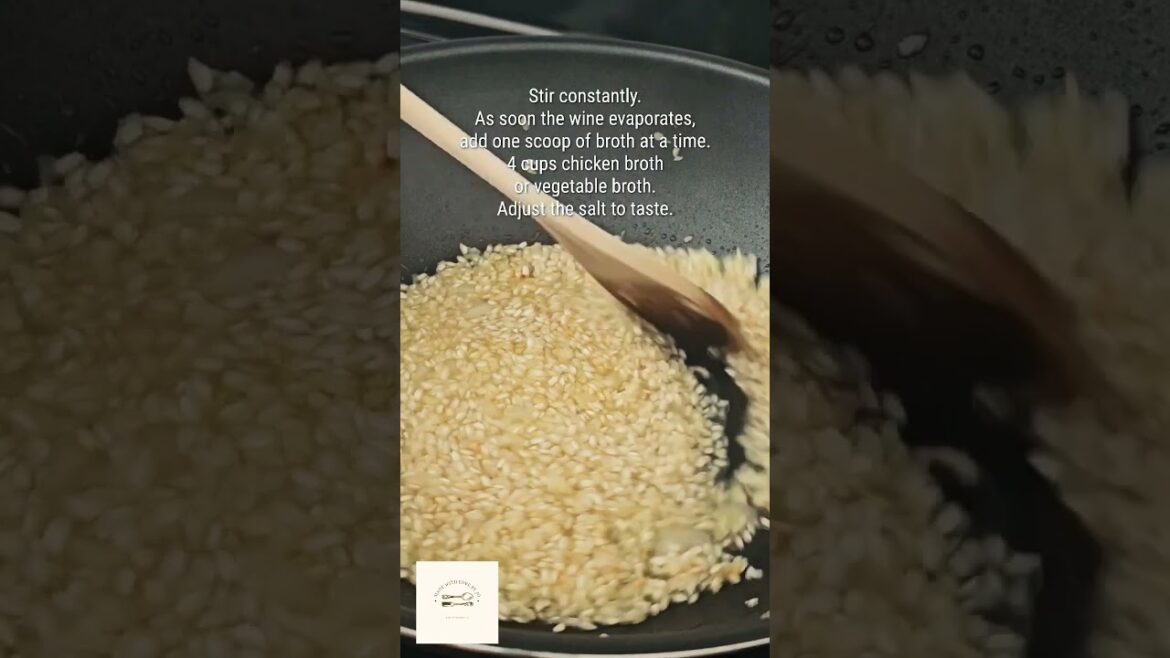 A creamy mushroom risotto! Exquisite and flavorful! #madewithlovebyjo6 #recipe #fypシ #foryou #fyp