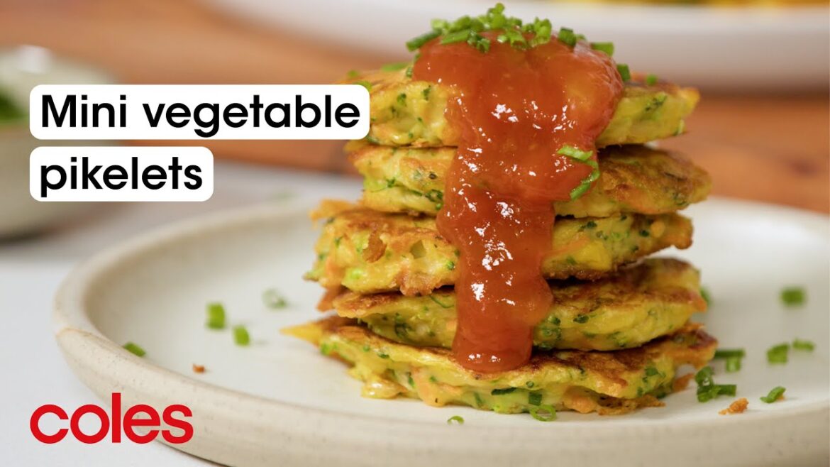 Mini Vegetable Pikelets Mini Vegetable Pikelets