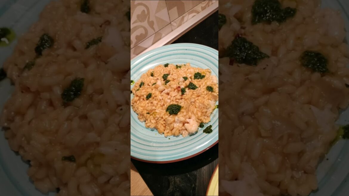 risotto alla crema di scampi @lauracerchiaro8008