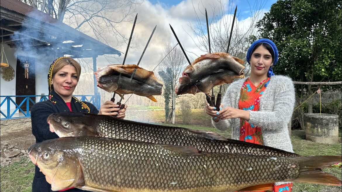 2 big fish fried in fire! A simple but very tasty recipe