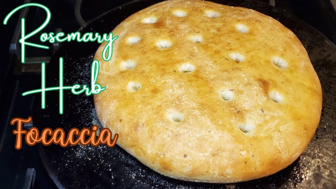 The Best Rosemary Herb Focaccia Bread Recipe | Perfect for Parties or Sandwiches