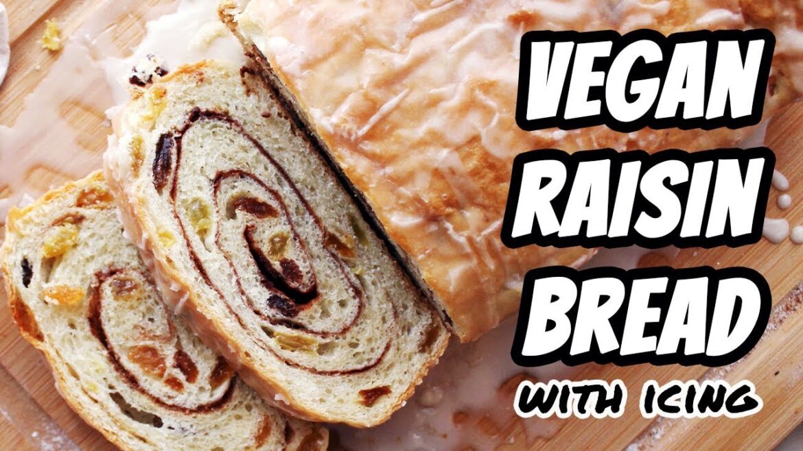 VEGAN RAISIN BREAD WITH ICING | Recipe by Mary’s Test Kitchen VEGAN RAISIN BREAD WITH ICING | Recipe by Mary's Test Kitchen
