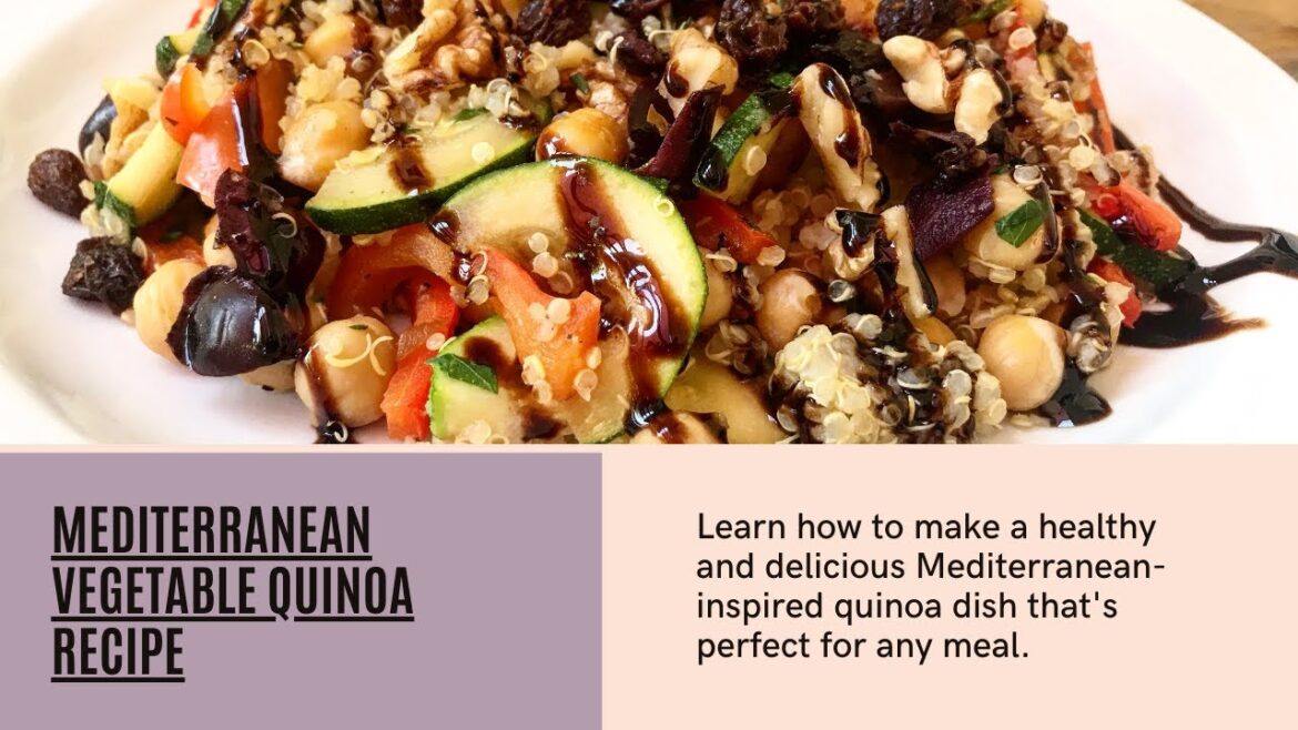 Mediterranean Quinoa Veggie Pilaf Plant-Based Recipe Mediterranean Quinoa Veggie Pilaf Plant-Based Recipe