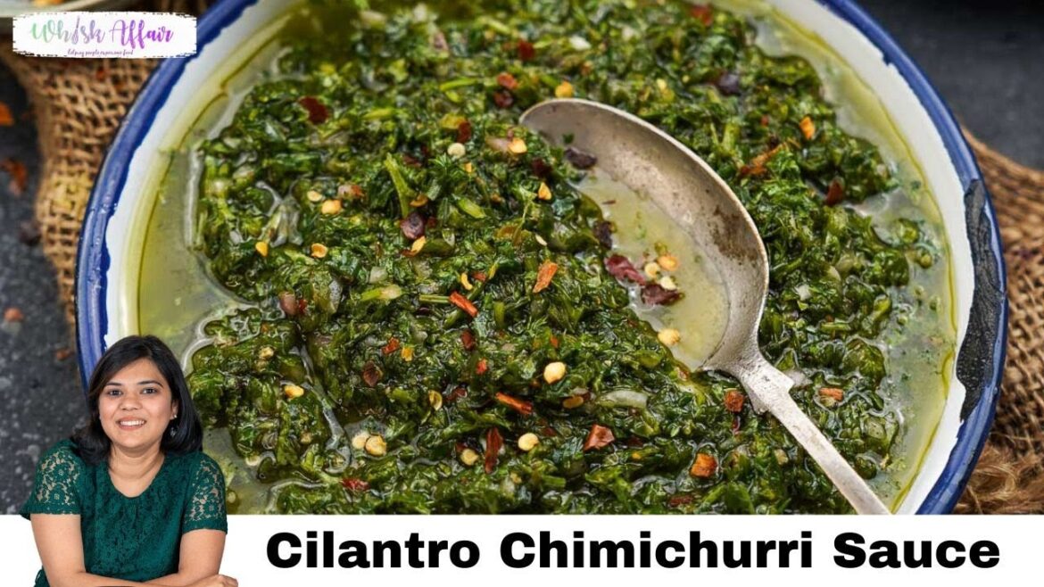Easy Cilantro Chimichurri Sauce Recipe (Coriander Chimichurri) Easy Cilantro Chimichurri Sauce Recipe (Coriander Chimichurri)