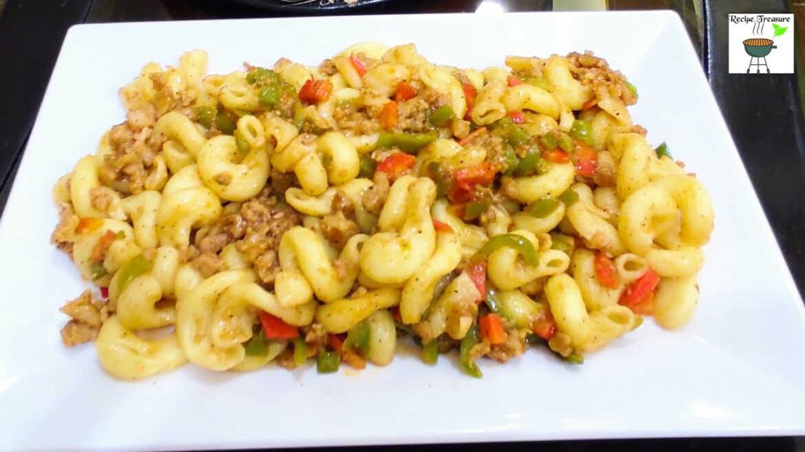 Beef Mince Pasta @recipetreasure817 #mincepasta #pasta #lunchbox #beefvegpasta