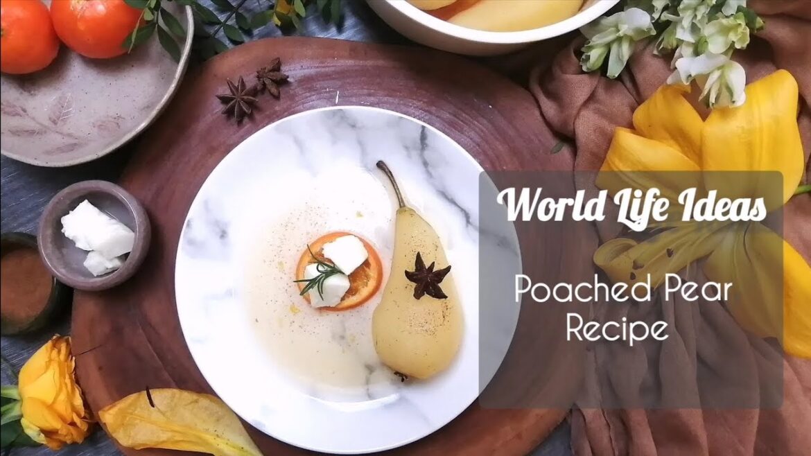 Poached Pear recipe without sugar