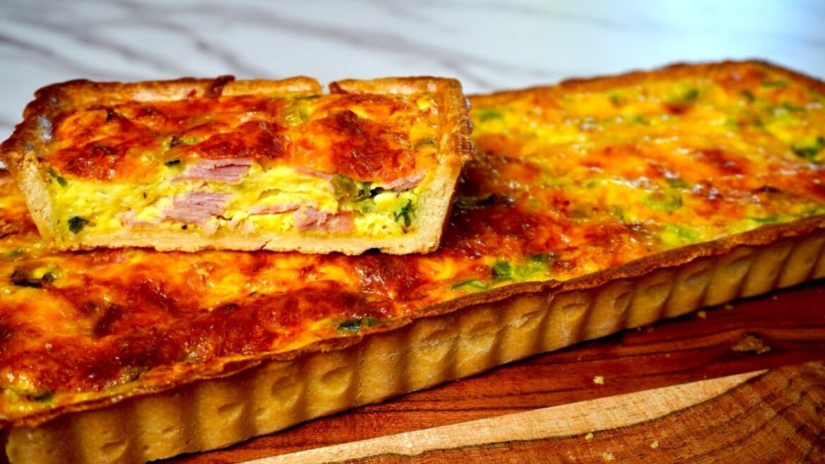 Classic Ham & Cheese Quiche