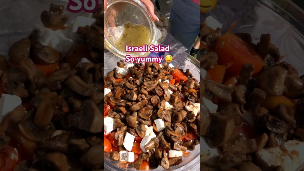 Israeli Salad mouthwatering #shorts #food #salad