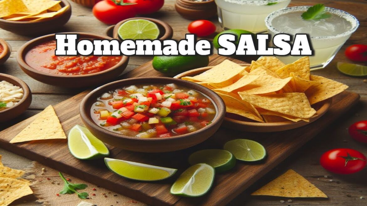 HOMEMADE SALSA RECIPE | SALSA USING FRESH INGREDIENTS | MICHELLE PEREZ COOKS