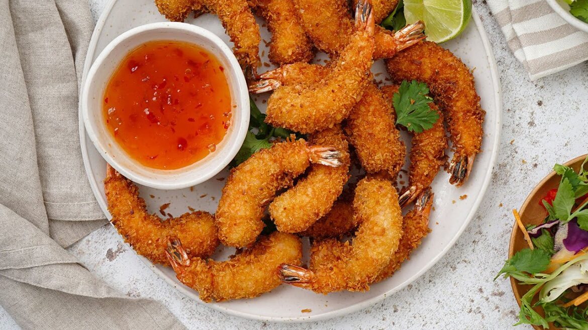 Super Crunchy Coconut Prawns Recipe