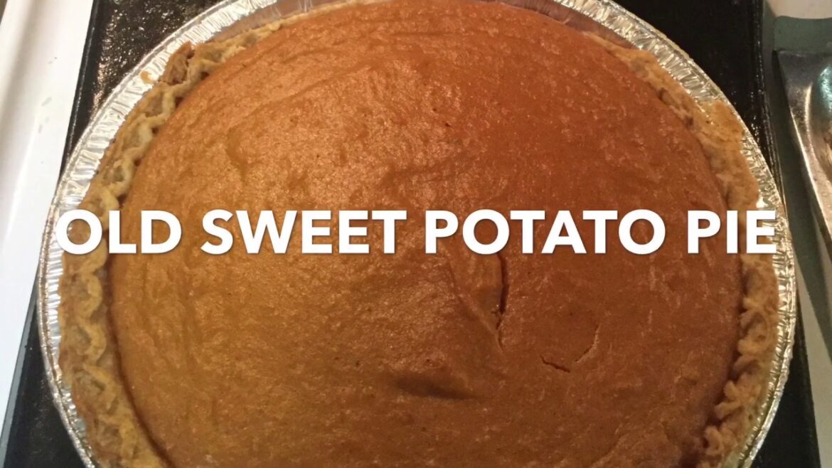 OLD SCHOOL SWEET POTATO PIE