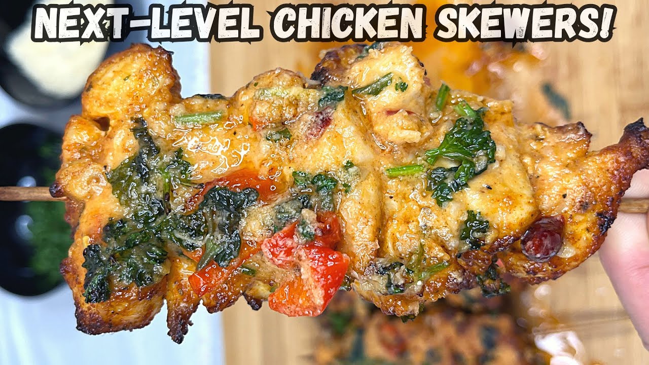 Irresistible Garlic Parmesan Chicken Skewers - Perfect Air-Fryer