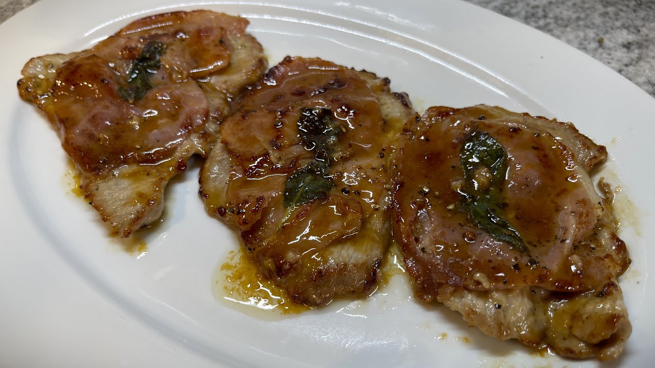 Veal Saltimbocca With Proscuitto & Sage I Classic Roman Style