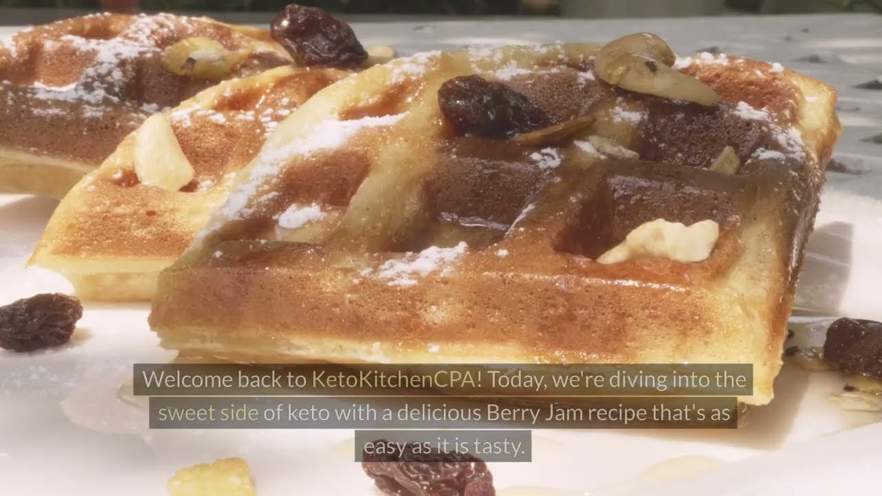 Easy Keto Berry Jam Recipe Homemade Strawberry & Blueberry Jam