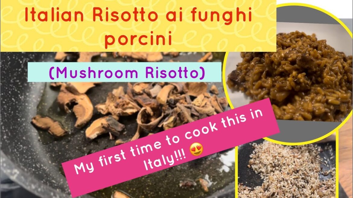 Italian Risotto ai funghi porcini (Mushroom Risotto) #risottorecipe  #risotto #italianfood #filipina