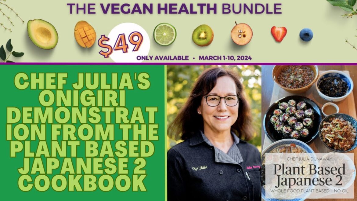 Chef Julia’s Onigiri Demonstration from The Plant Based Japanese 2 Cookbook Chef Julia's Onigiri Demonstration from The Plant Based Japanese 2 Cookbook