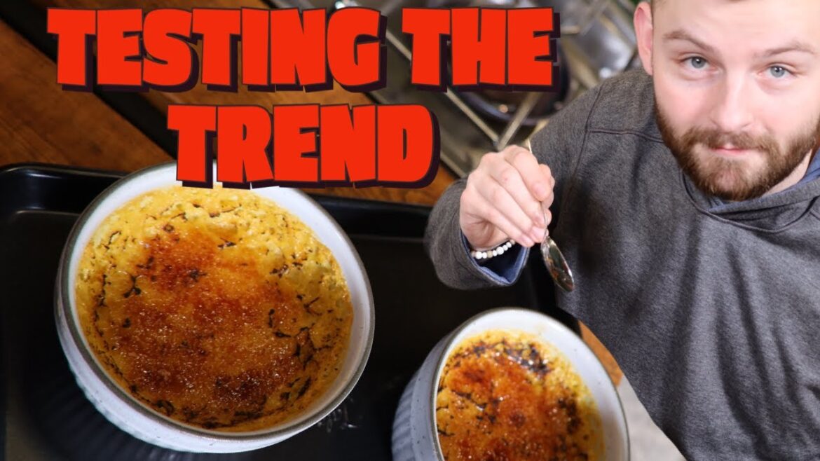 Is the 3 Ingredient Creme Brulee Good? Authentic Creme Brulee Recipe | Vegan Creme Brûlée