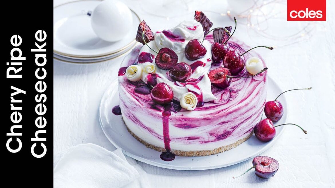 Cherry Ripe Cheesecake