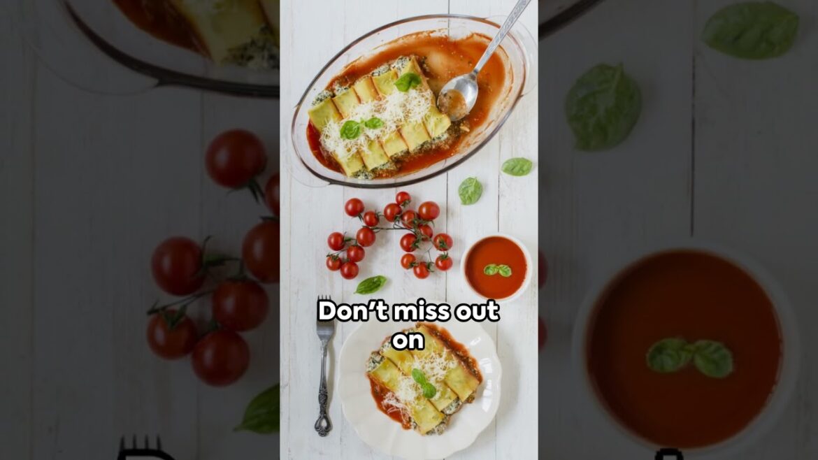 How to Make Italian Manicotti  A Culinary Delight