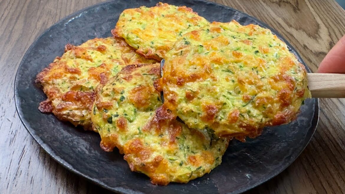 Meine Familie ist begeistert! 1 Tasse Haferflocken und Zucchini Wir essen jeden Tag besser als Pizza