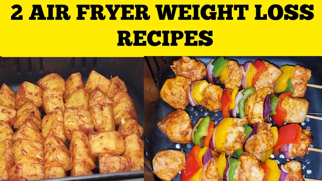 Healthy Air Fryer Recipes For Weight loss.Easy Chicken and Pineapple