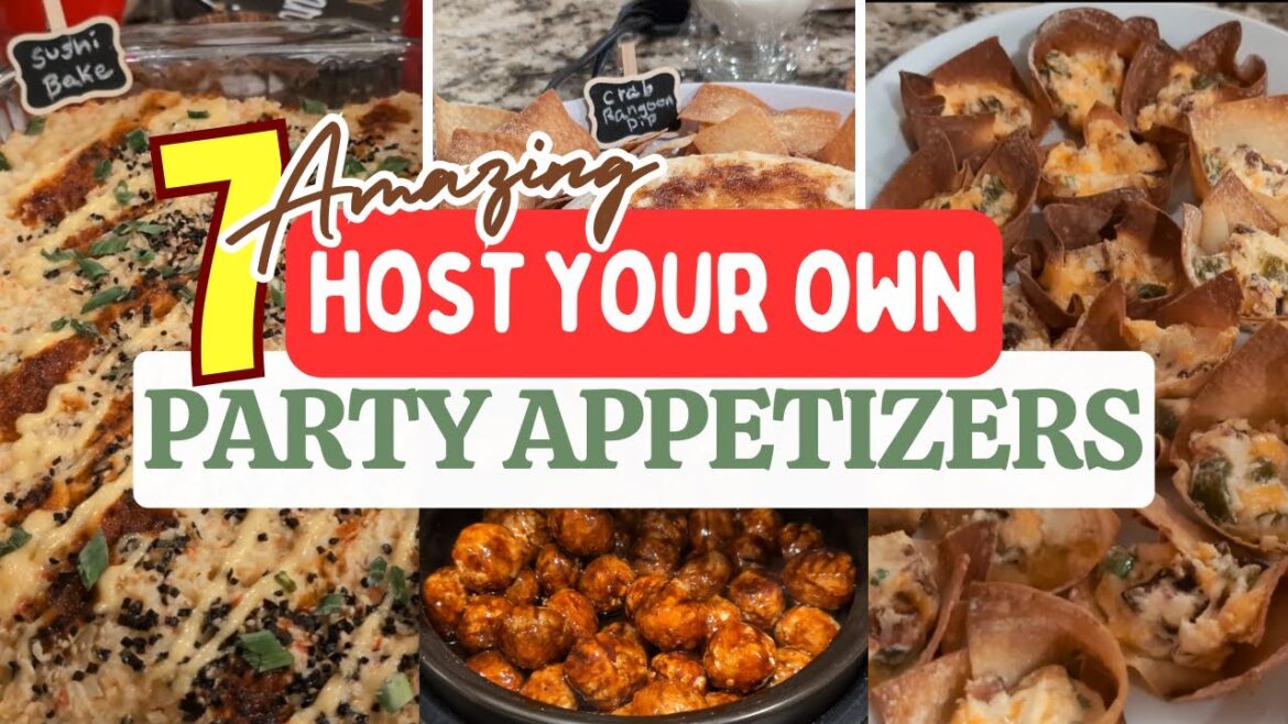 NEW 7 AMAZING APPETIZERS to Impress Your Guests / Easy Appetizer Recipes *NEW* 7 AMAZING APPETIZERS to Impress Your Guests / Easy Appetizer Recipes
