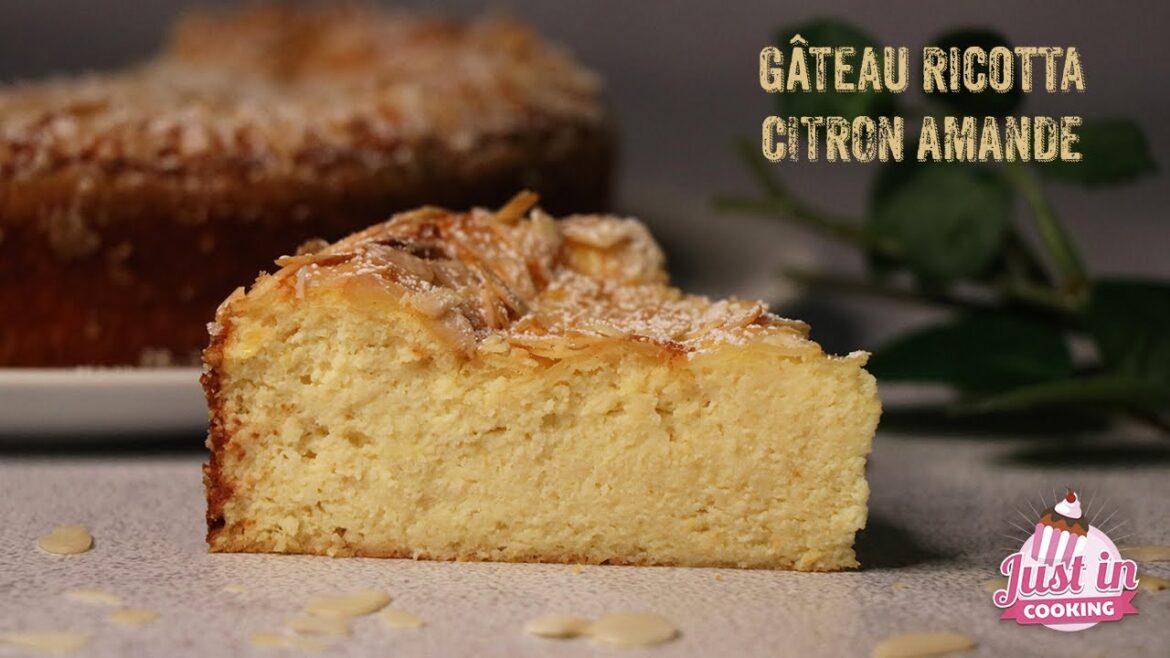 Recette de Gâteau Moelleux Ricotta Amande Citron