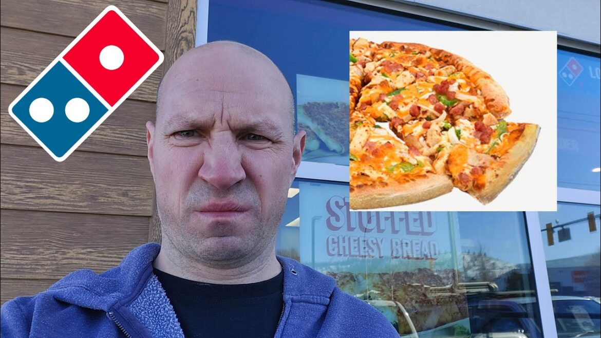 Domino's BBQ Chicken Bacon Pizza!