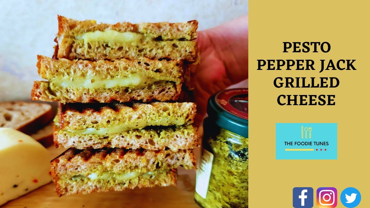 Pesto Pepper Jack Grilled Cheese Grilled Cheese Sandwich Dining and