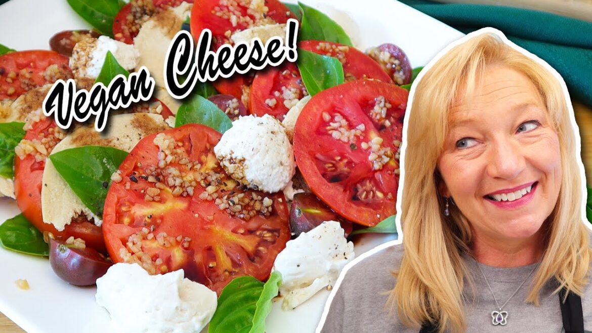 Fresh Tomato Dinner Ideas | Plant-Based Mozzarella | Fresh Tomato Basil Mozzarella Salad Recipe