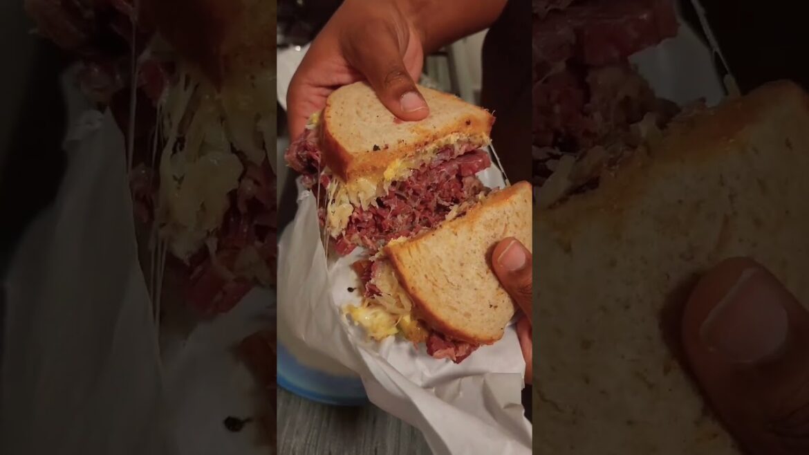 Katz Delicatessen Rueben Pastrami & Corned Beef Sandwich