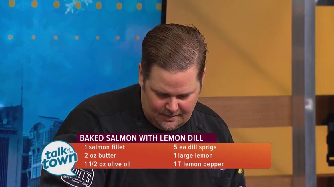 Skull’s Chef Bakes Salmon with Lemon Dill and Capers Recipe Skull's Chef Bakes Salmon with Lemon Dill and Capers Recipe