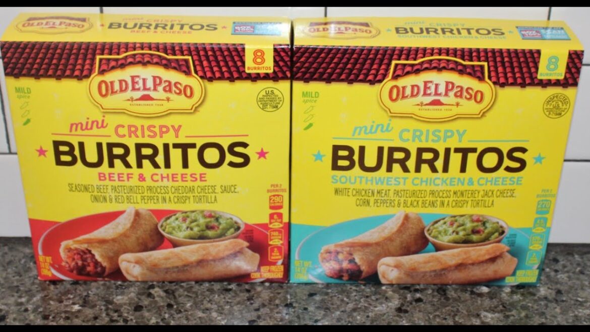 Old El Paso Mini Crispy Burritos: Beef & Cheese and Southwest Chicken & Cheese Review Old El Paso Mini Crispy Burritos: Beef & Cheese and Southwest Chicken & Cheese Review