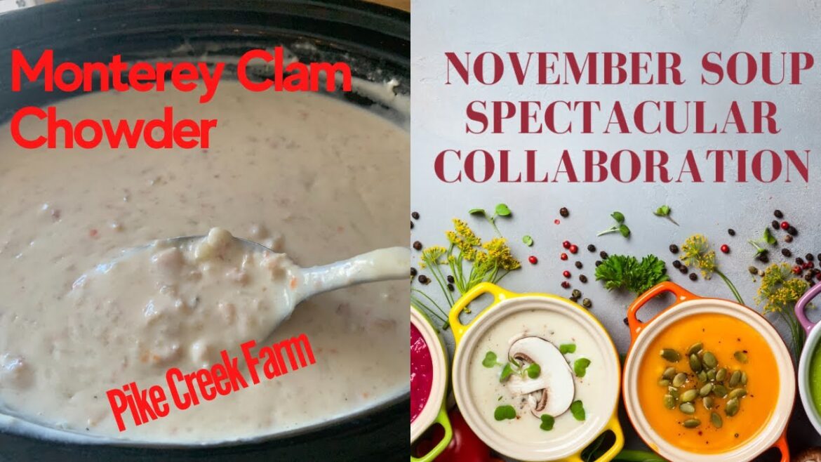Monterey Clam Chowder Recipe from Old Fisherman's Grotto-November Soup Spectacular #WOTD