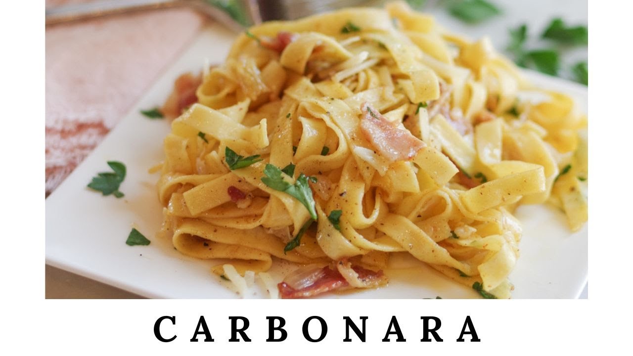 15 MINUTE Pasta Carbonara Recipe - Dining and Cooking