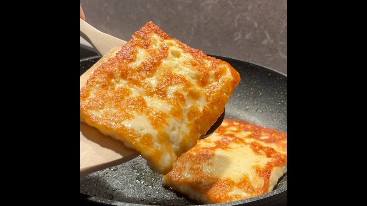 Fried Halloumi Cheese #halloumi #easytocook