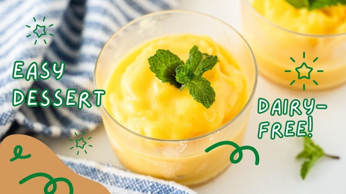 Vitamix Mango Sorbet // Vegan & Dairy-Free Vitamix Mango Sorbet // Vegan & Dairy-Free