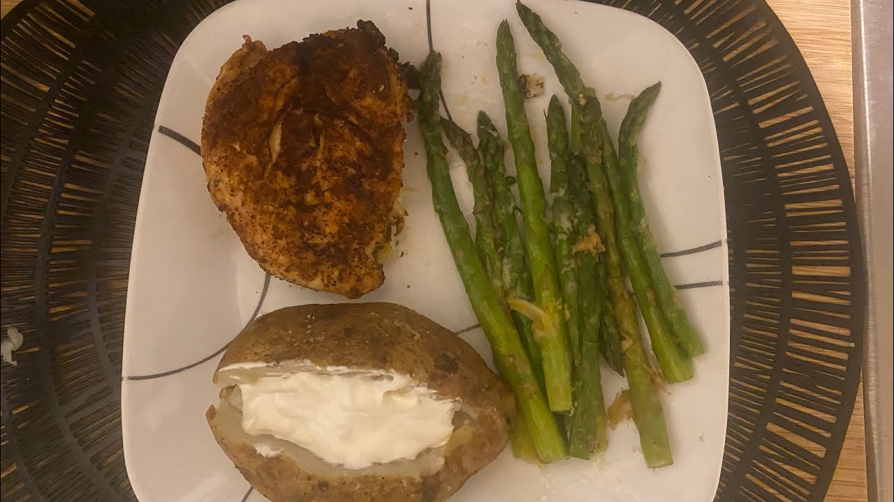 Spinach and artichoke stuffed chicken breast in the air fryer chicken