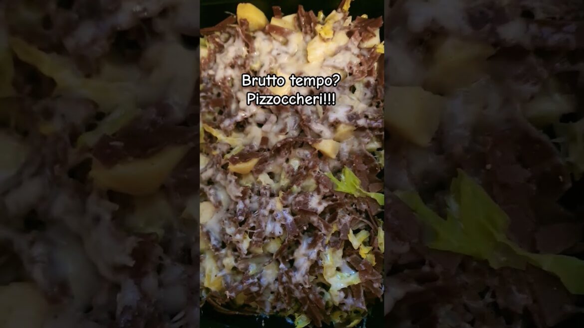 Pizzoccheri! gnaaaam! #pizzoccheri #alforno #vegetarian