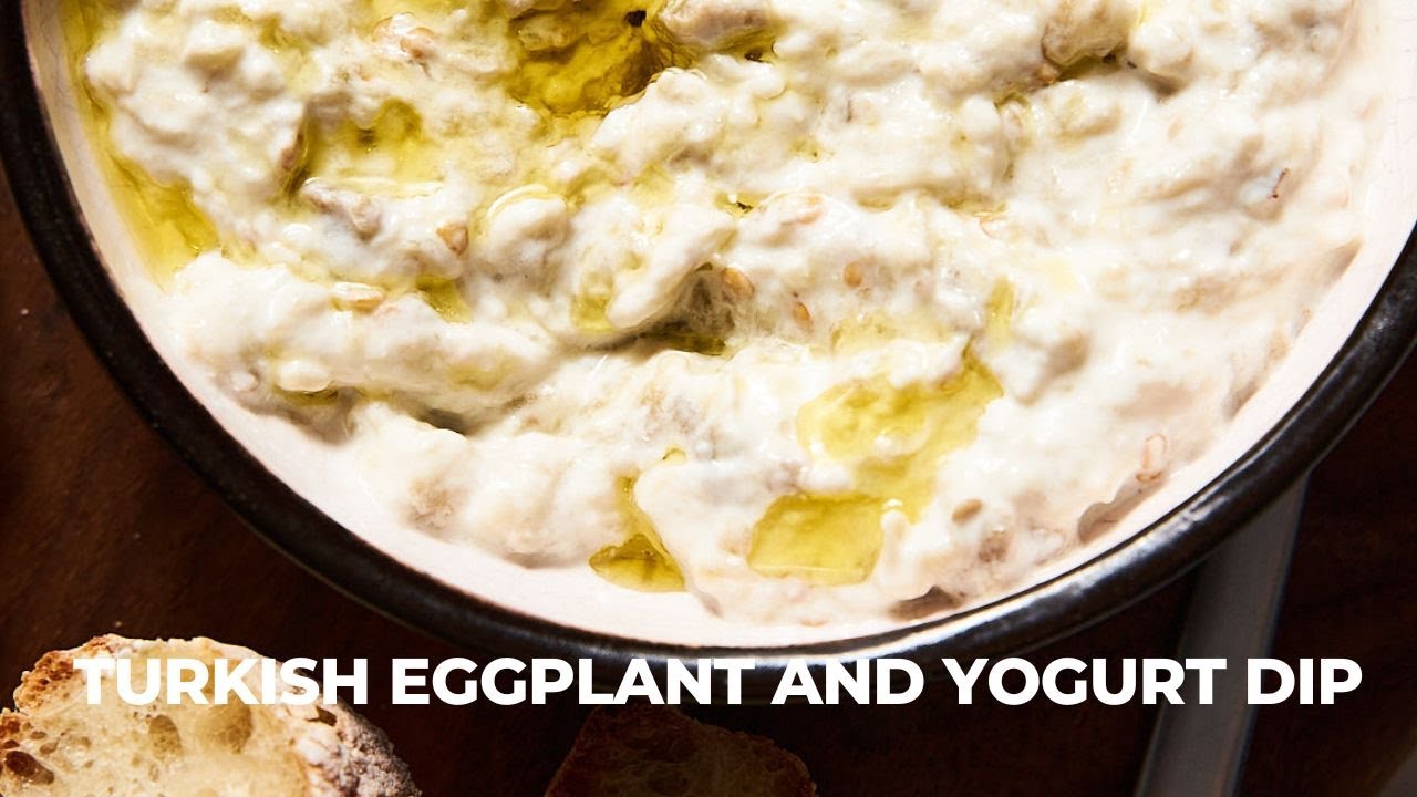 Best 1 Dip 3Ingredient Turkish Eggplant Dip That's Blowing Up Easy