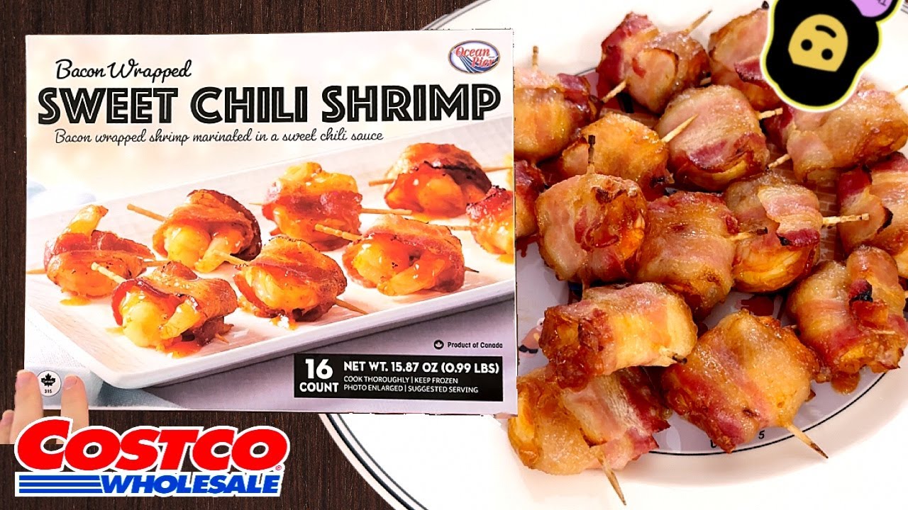 Bacon Wrapped Sweet Chili Shrimp Costco Product Review Dining and
