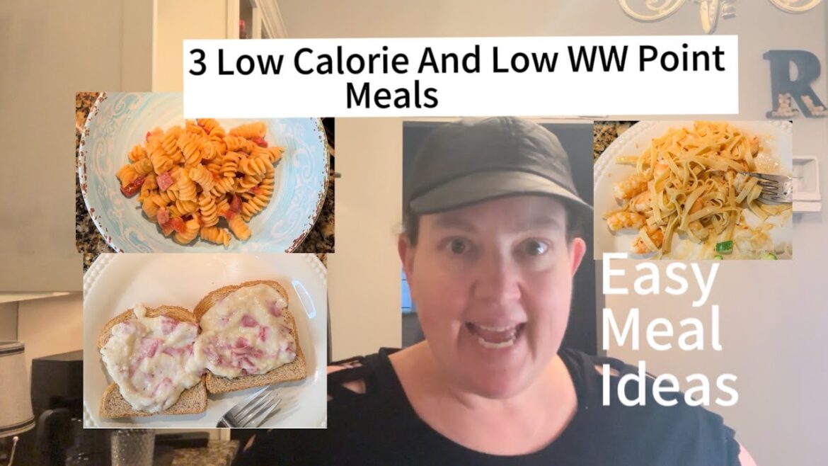 3 EASY LOW CALORIE / LOW WEIGHT WATCHER POINTS RECIPES / MEALS