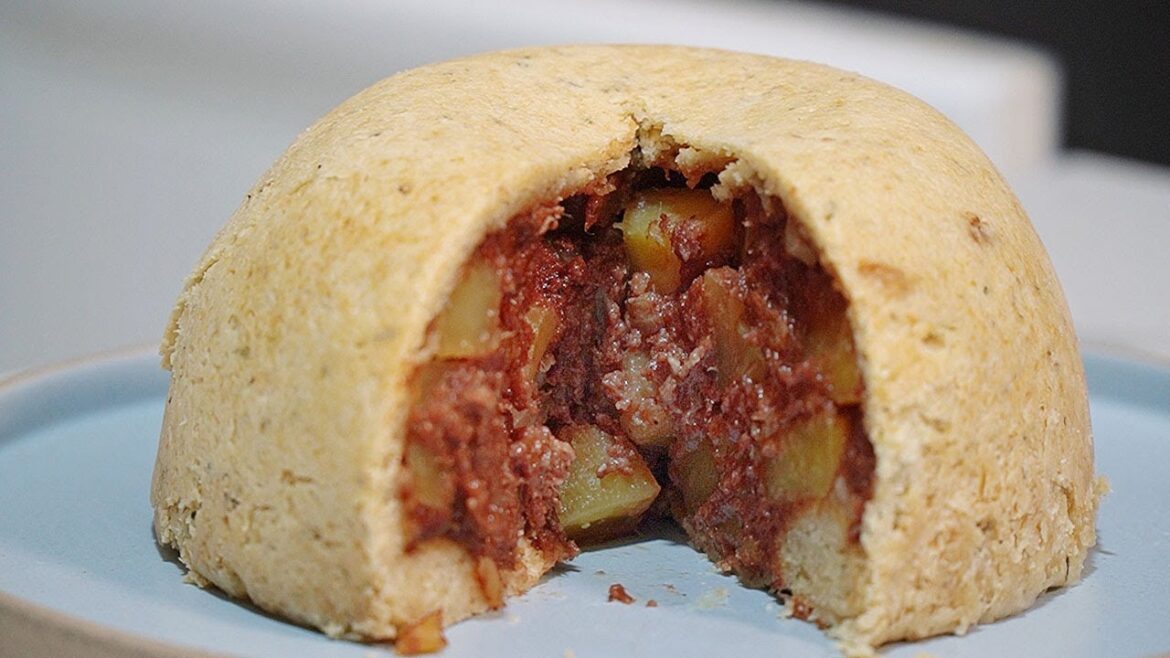 Corned BEEF HASH Suet Pudding