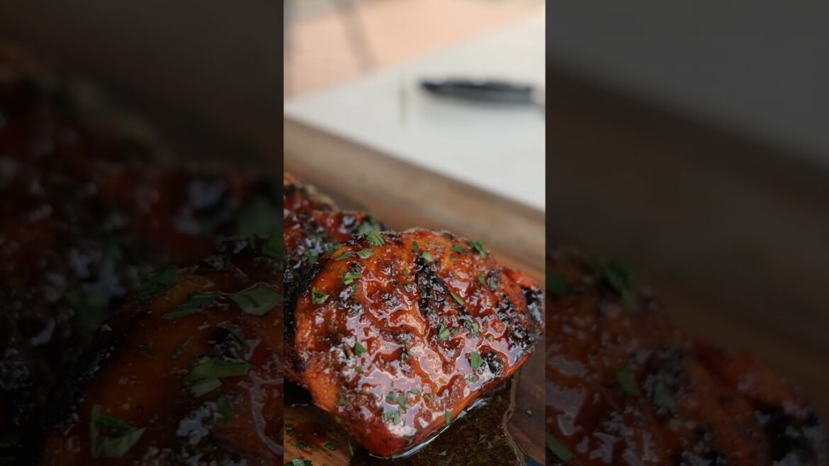 Your new favorite way of grilling pork chops #shorts Your new favorite way of grilling pork chops #shorts