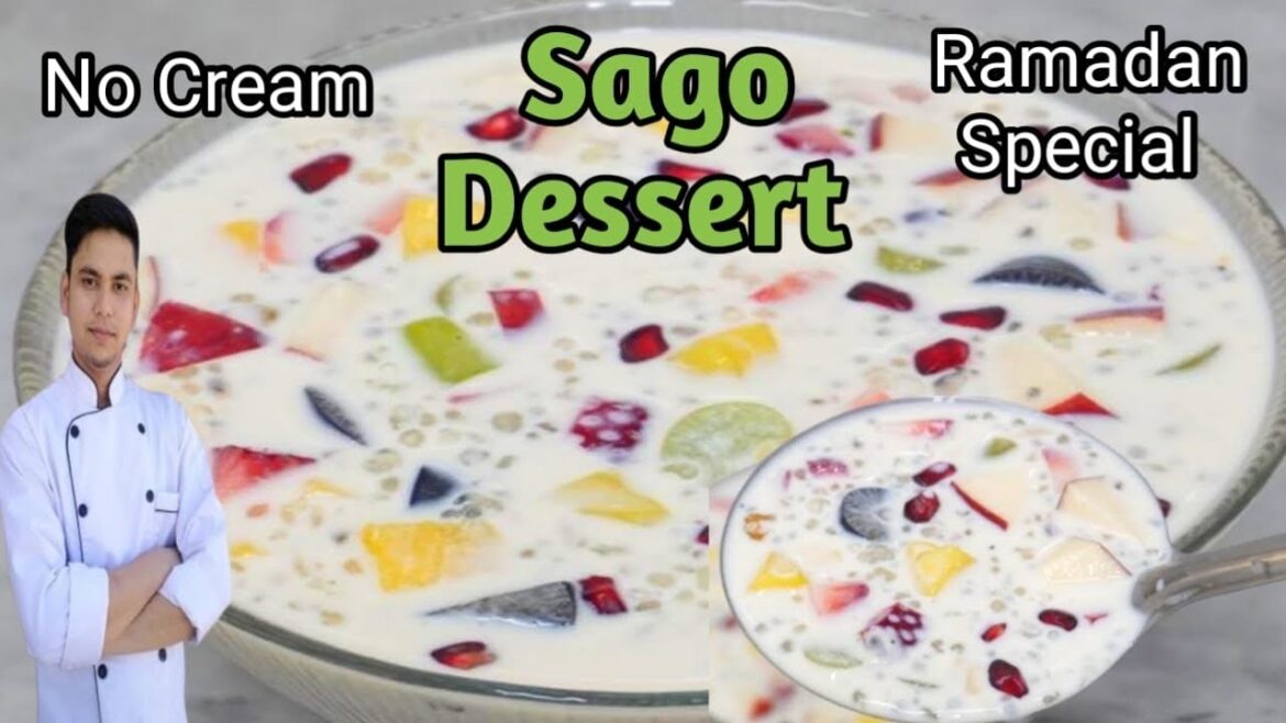 Easy Sago Dessert /FruitDessert Recipe / Healthy Dessert / Ramadan Special / Easy Sago Dessert /FruitDessert Recipe / Healthy Dessert / Ramadan Special /