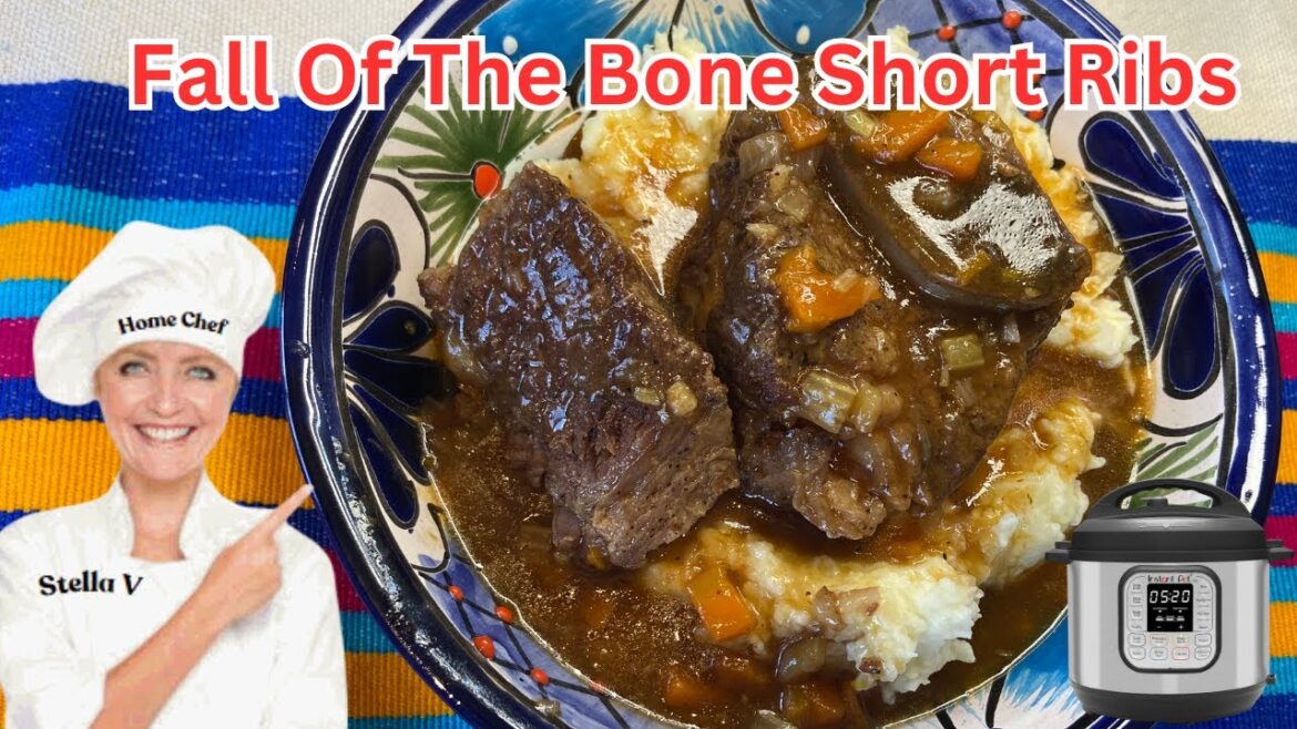 Mouth-watering Beef Short Ribs That Fall Off The Bone #instantpotrecipes Mouth-watering Beef Short Ribs That Fall Off The Bone #instantpotrecipes